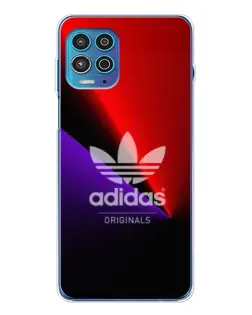 Чехол для Motorola MOTO G100 Pro с картинкой «Adidas Red Neon»