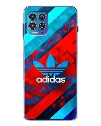 Чехол для Motorola MOTO G100 Pro с картинкой «Абстракция Adidas»