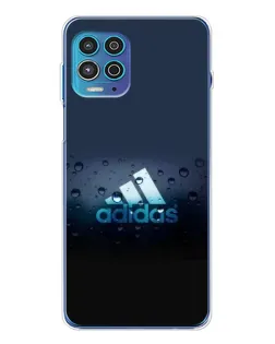 Чехол для Motorola MOTO G100 Pro с картинкой «Adidas Water Drops»