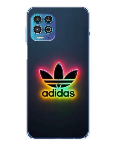 Чехол для Motorola MOTO G100 Pro с картинкой «Неоновый Adidas»
