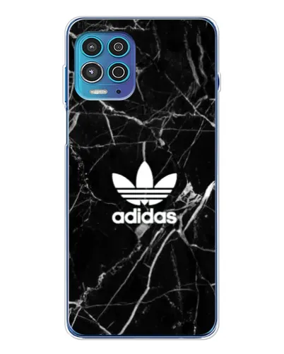 Чехол для Motorola MOTO G100 Pro с картинкой «Белый мрамор Adidas»