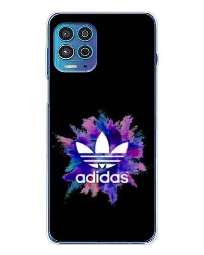 Чехол для Motorola MOTO G100 Pro с картинкой «Взрыв красок Adidas»