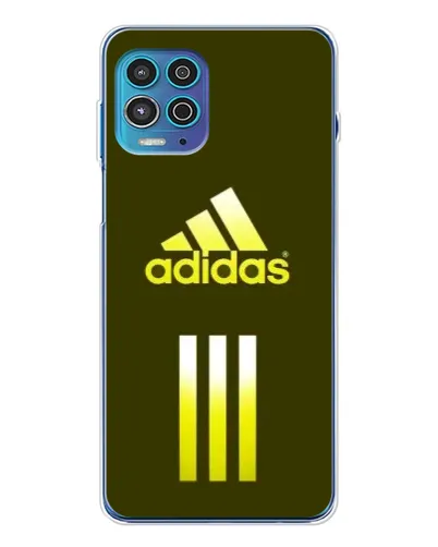 Чехол для Motorola MOTO G100 Pro с картинкой «Оливковый градиент Adidas»