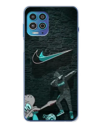 Чехол для Motorola MOTO G100 Pro с картинкой «Спортивный арт Nike»