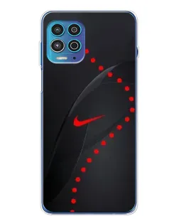 Чехол для Motorola MOTO G100 Pro с картинкой «Абстрактный дизайн Nike»