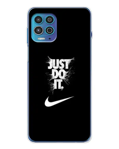 Чехол для Motorola MOTO G100 Pro с картинкой «Текстовый принт Nike»