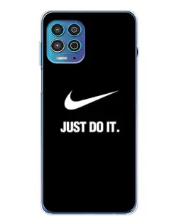 Чехол для Motorola MOTO G100 Pro с картинкой «Классический принт Nike»