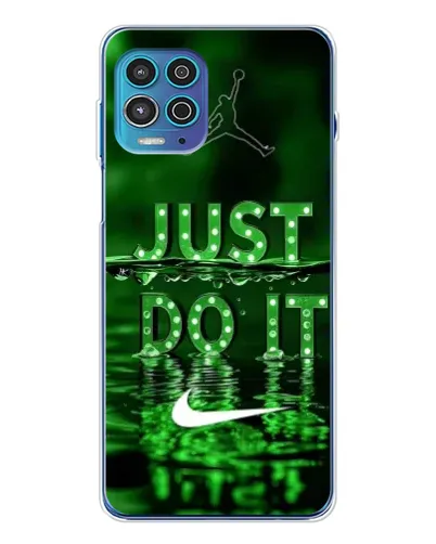 Чехол для Motorola MOTO G100 Pro с картинкой «Зеленый неоновый Nike»