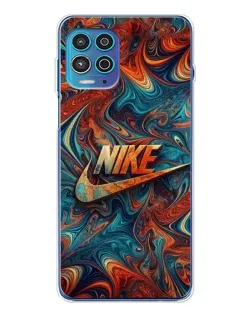 Чехол для Motorola MOTO G100 Pro с картинкой «Nike в абстракции»