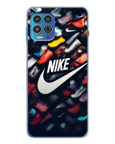 Чехол для Motorola MOTO G100 Pro с картинкой «Коллекция кроссовок Nike»