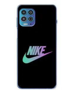 Чехол для Motorola MOTO G100 Pro с картинкой «Nike — городская ночь»