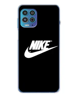 Чохол для Motorola MOTO G100 Pro з картинкою «Мазки фарби Nike»