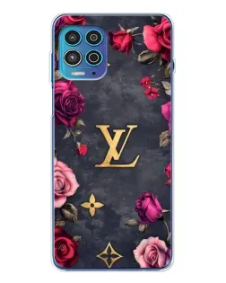 Чехол для Motorola MOTO G100 Pro с картинкой «Цветочный Louis Vuitton»