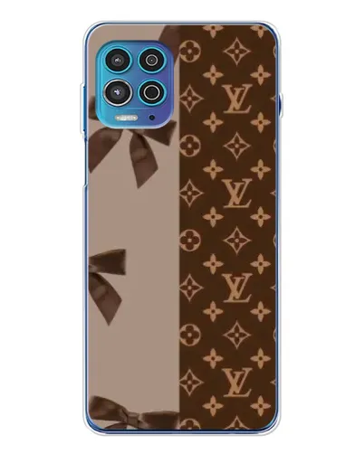 Чехол для Motorola MOTO G100 Pro с картинкой «Louis Vuitton — банты» Чехол для Motorola MOTO G100 Pro с картинкой «Louis Vuitton — банты»