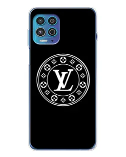 Чехол для Motorola MOTO G100 Pro с картинкой «LV — печать стиля»