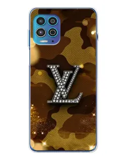 Чехол для Motorola MOTO G100 Pro с картинкой «Камуфляжный Louis Vuitton»