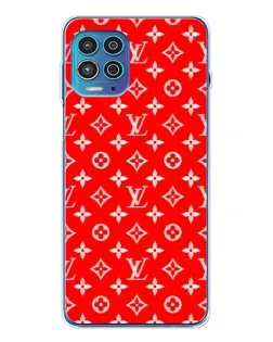 Чехол для Motorola MOTO G100 Pro с картинкой «Яркий паттерн LV»