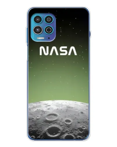 Чехол для Motorola MOTO G100 Pro с картинкой «NASA — лунный градиент»