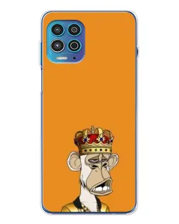 Чехол для Motorola MOTO G100 Pro с картинкой «Золотая обезьяна Bored Ape»