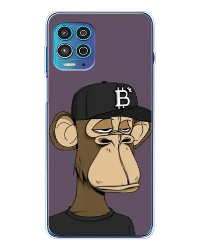 Чехол для Motorola MOTO G100 Pro с картинкой «Bored Ape в кепке»