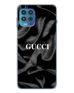 Чехол для Motorola MOTO G100 Pro с картинкой «Gucci — шелковые волны»