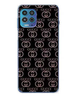 Чехол для Motorola MOTO G100 Pro с картинкой «Классическая монограмма Gucci»