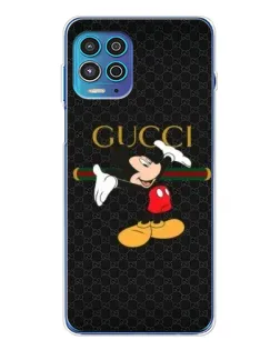 Чехол для Motorola MOTO G100 Pro с картинкой «Микки Маус Gucci»