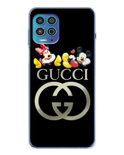 Чехол для Motorola MOTO G100 Pro с картинкой «Gucci — герои Disney»