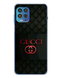 Чехол для Motorola MOTO G100 Pro с картинкой «Gucci — стеганый черный»