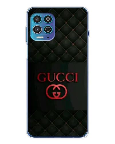 Чехол для Motorola MOTO G100 Pro с картинкой «Gucci — стеганый черный»