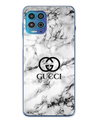 Чехол для Motorola MOTO G100 Pro с картинкой «Gucci — мраморный шик»
