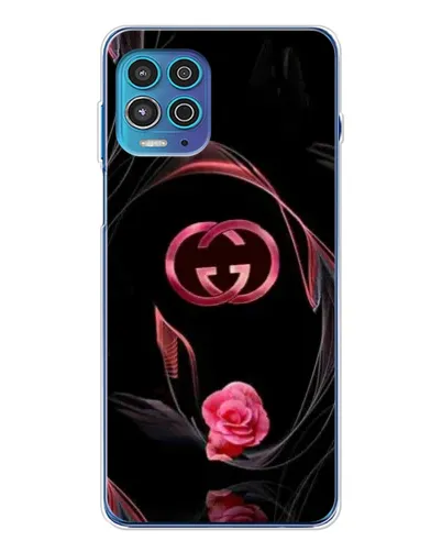 Чехол для Motorola MOTO G100 Pro с картинкой «Gucci — неоновая роза»