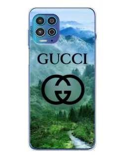 Чехол для Motorola MOTO G100 Pro с картинкой «Gucci — горный пейзаж»