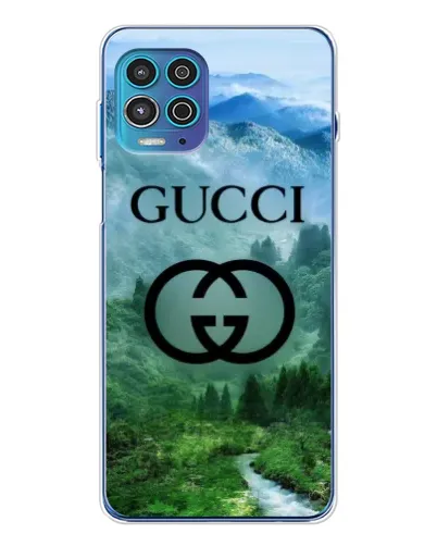 Чехол для Motorola MOTO G100 Pro с картинкой «Gucci — горный пейзаж»