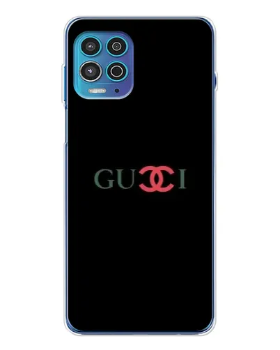Чехол для Motorola MOTO G100 Pro с картинкой «Gucci — красный градиент»