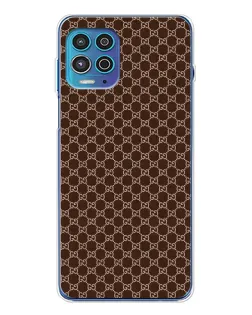 Чохол для Motorola MOTO G100 Pro з картинкою «Gucci — шоколадна сітка»