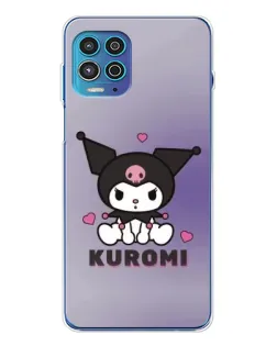 Чехол для Motorola MOTO G100 Pro с картинкой «Kuromi — фиолетовый арт» Чехол для Motorola MOTO G100 Pro с картинкой «Kuromi — фиолетовый арт»
