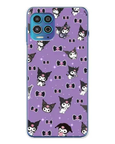 Чехол для Motorola MOTO G100 Pro с картинкой «Kuromi — паттерн»