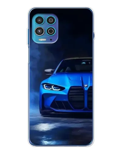 Чехол для Motorola MOTO G100 Pro с картинкой «Голубая BMW M4» Чехол для Motorola MOTO G100 Pro с картинкой «Голубая BMW M4»