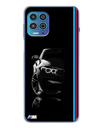 Чехол для Motorola MOTO G100 Pro с картинкой «Силуэт BMW в темноте» Чехол для Motorola MOTO G100 Pro с картинкой «Силуэт BMW в темноте»