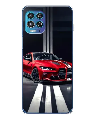 Чехол для Motorola MOTO G100 Pro с картинкой «Красная BMW на дороге» Чехол для Motorola MOTO G100 Pro с картинкой «Красная BMW на дороге»