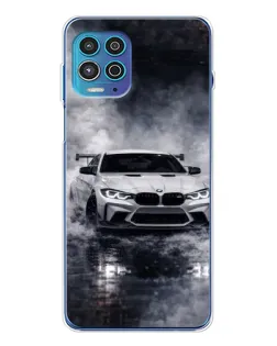 Чехол для Motorola MOTO G100 Pro с картинкой «BMW сквозь туман»