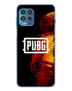 Чехол для Motorola MOTO G100 Pro с картинкой «Яркий логотип PUBG»