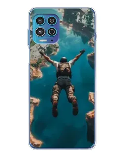Чехол для Motorola MOTO G100 Pro с картинкой «PUBG — свободное падение»