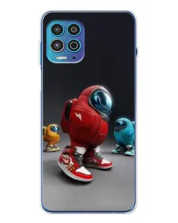 Чехол для Motorola MOTO G100 Pro с картинкой «Among Us — 3D стиль»