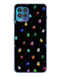 Чехол для Motorola MOTO G100 Pro с картинкой «Экипаж Among Us»