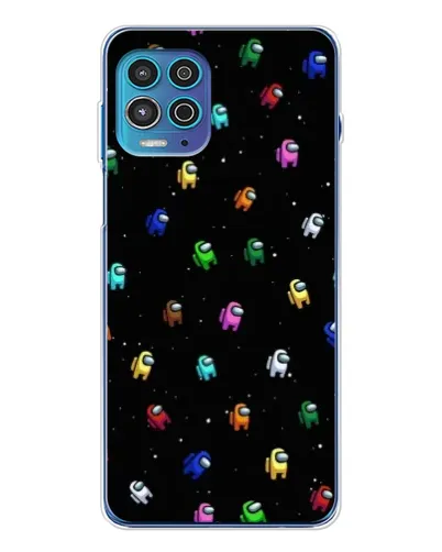 Чехол для Motorola MOTO G100 Pro с картинкой «Экипаж Among Us»