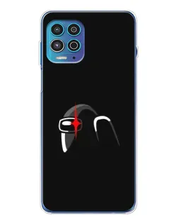 Чехол для Motorola MOTO G100 Pro с картинкой «Among Us шлем»