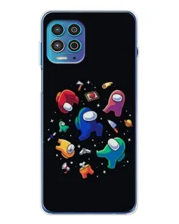 Чехол для Motorola MOTO G100 Pro с картинкой «Among Us космос»
