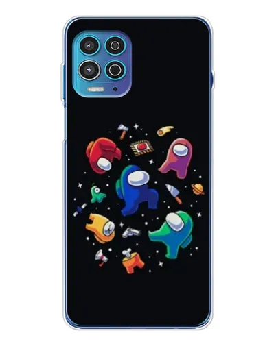 Чехол для Motorola MOTO G100 Pro с картинкой «Among Us космос»